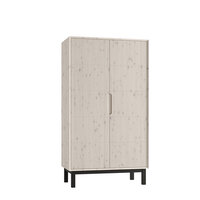 Country 2 deurs kast grenen white wash