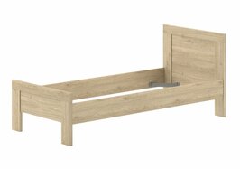 Sam 1-persoons bed 90x200 eiken look