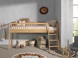 Forrest halfhoogslaper 90x200 massief eiken