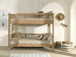 Forrest stapelbed 90x200 massief eiken