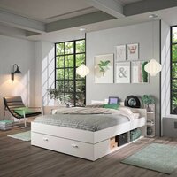 Gami Tonight twijfelaar bed 140x190 wit