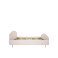 Babushka twijfelaar bed 120x200 wit