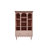 Babushka boekenkast pink