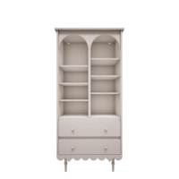 Babushka boekenkast hoog wit