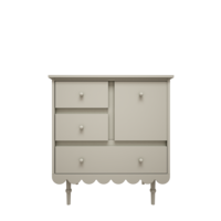 Babushka commode 3 laden 1 deur olive