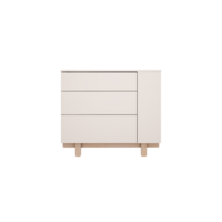 Basic commode 3 laden wit