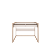 Basic bureau met laden wit