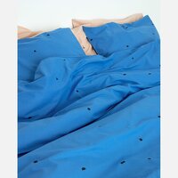 Studio Ditte dekbedovertrek speelse blokjes blauw 2 persoons 200x200/220