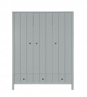 Novelies Allpin 3 deurs kast met laden grijs