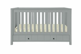 Novelies Allpin Meegroei ledikant 70x140 met lade grijs