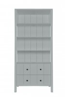 Novelies Allpin boekenkast met laden grijs