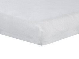 Jersey 120x200 katoen hoeslaken wit