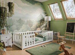 Fasano inloopbed massief grenen 80x180 wit