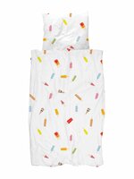 Snurk dekbedovertrek popsicles 1 persoons 140x200/220