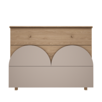 Bloom commode 3 laden eiken cashmere