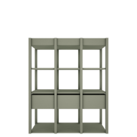 Tweens boekenkast eucalyptus