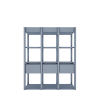 Tweens boekenkast blauw