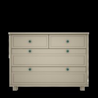 Vintage commode 3 laden eucalyptus