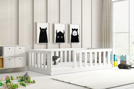 Greco inloop bed 80x160 grenen wit *inclusief matras