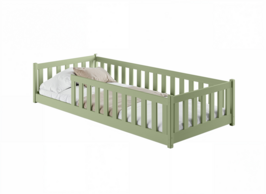 Barletta inloop bed massief grenen 90x200 olive