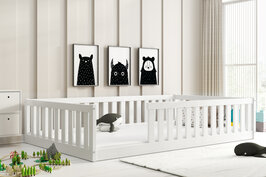 Greco inloop bed 120x200 grenen wit *inclusief matras