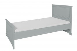 Novelies Melody 1-persoons bed 90x200 grijs