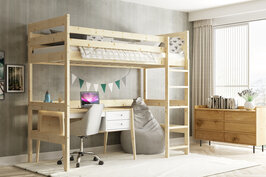 Altamura hoogslaper 90x200 grenen naturel