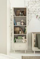 Petite boekenkast champagne