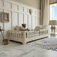 Sigma bed links 120x200 onbehandeld plywood