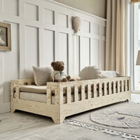 Sigma bed zijkant 140x200 onbehandeld plywood