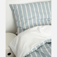 Studio Ditte dekbedovertrek Lintje steen blauw 1 persoons 140x200/220