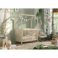 Scott baby bedhuisje 60x120 massief grenen naturel