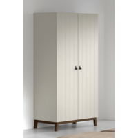 Sezane 2 deurs kast clay walnoot