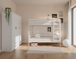 Lifetime Elements stapelbed 90x200 grenen wit