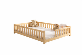 Lazzaro inloop bed massief grenen 140x200 naturel