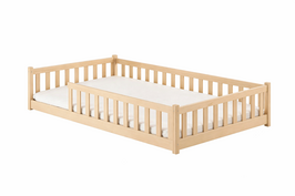 Barletta twijfelaar inloop bed massief grenen 140x200 naturel