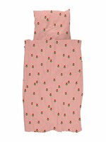 Snurk dekbedovertrek Tulips in bead 1 persoons 140x200/220