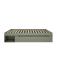 Tweens 1-persoons bed 90x200 groen