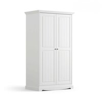 Borenzo 2 deurs kledingkast grenen wit