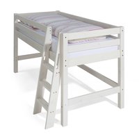 Infanskids Thijs halfhoogslaper 90x200 grenen beits wit