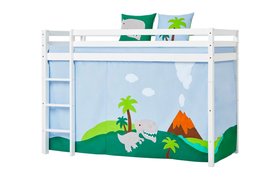 Hoppekids Dino tent voor 90x200 middelhoogslaper 