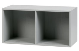 VT wonen Lower case two open kastje grenen beton grijs