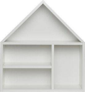 Coming kids Scandi huisje - wandrek wit - Kinderbeddenstore Coming kids Scandi huisje - wandrek wit - Kinderbeddenstore